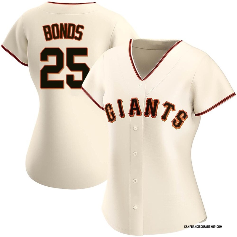 Barry Bonds Women's San Francisco Giants Home Jersey - Cream Authentic