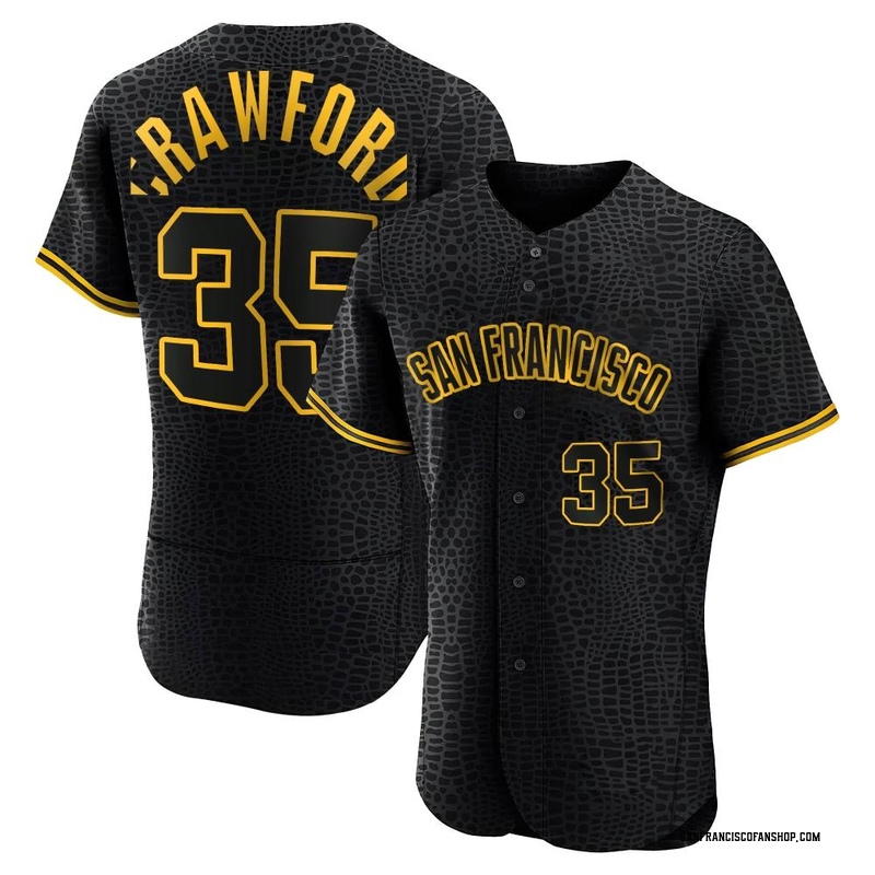 Youth Nike Brandon Crawford Black San Francisco Giants Alternate Replica  Player Jersey