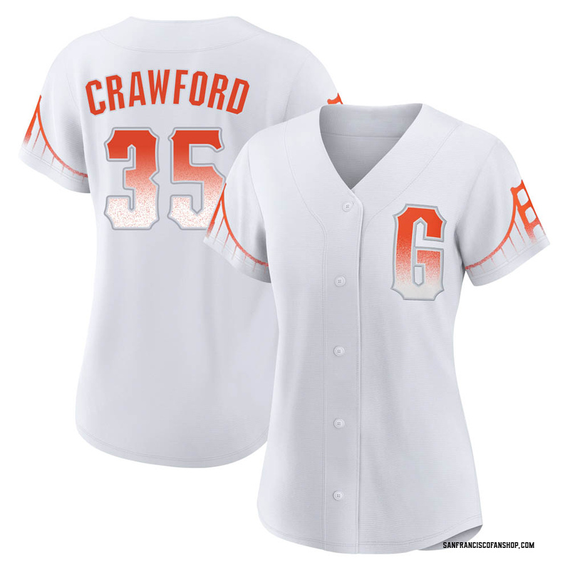 Brandon Crawford Women's San Francisco Giants 2021 City Connect Jersey -  White Authentic