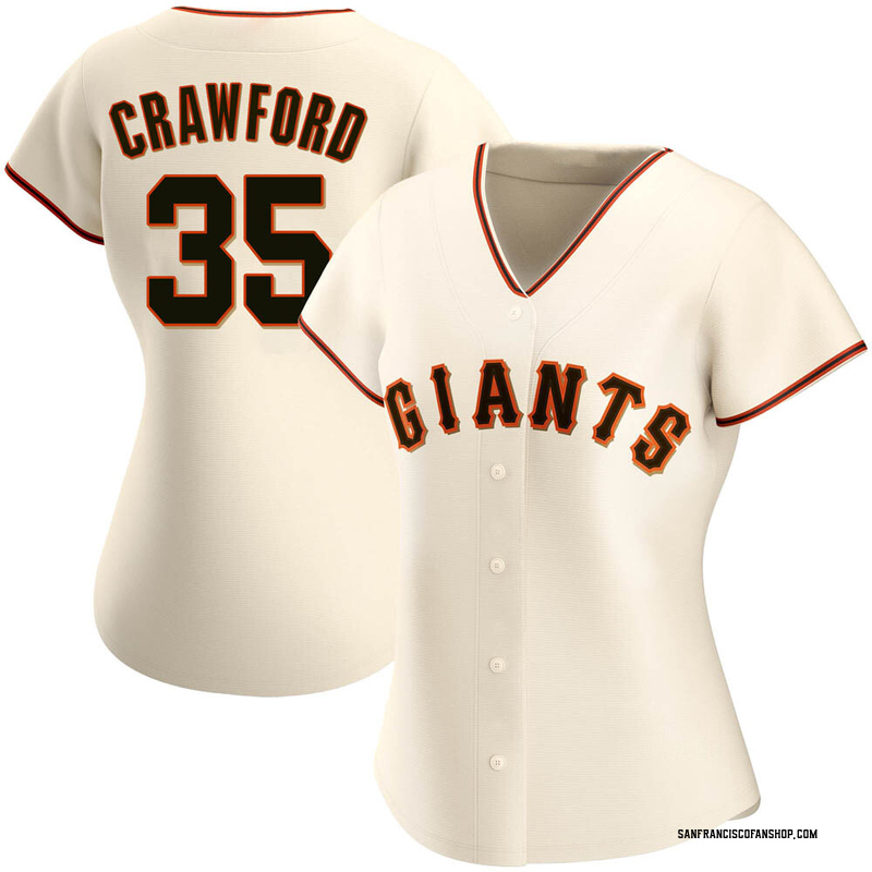 Brandon Crawford Women's San Francisco Giants Home Jersey - Cream Authentic