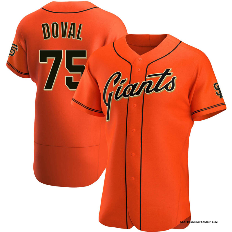 Camilo Doval Men's San Francisco Giants Alternate Jersey - Orange Authentic