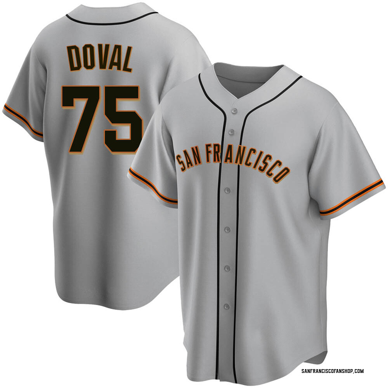 Camilo Doval Men's San Francisco Giants Road Jersey - Gray Replica