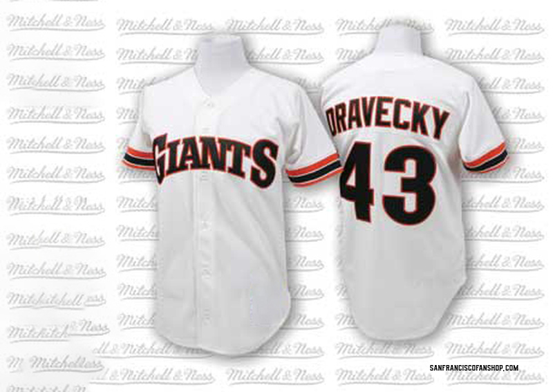 Dave Dravecky Men's San Francisco Giants 1989 Throwback Jersey - White  Replica