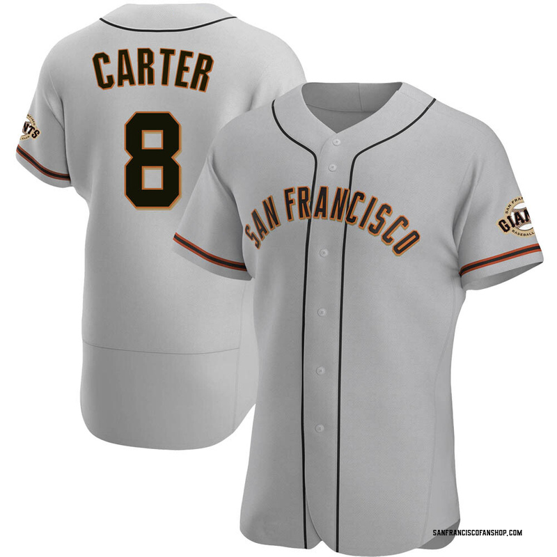 Gary Carter Men's San Francisco Giants Home Cooperstown Collection Jersey -  White Replica