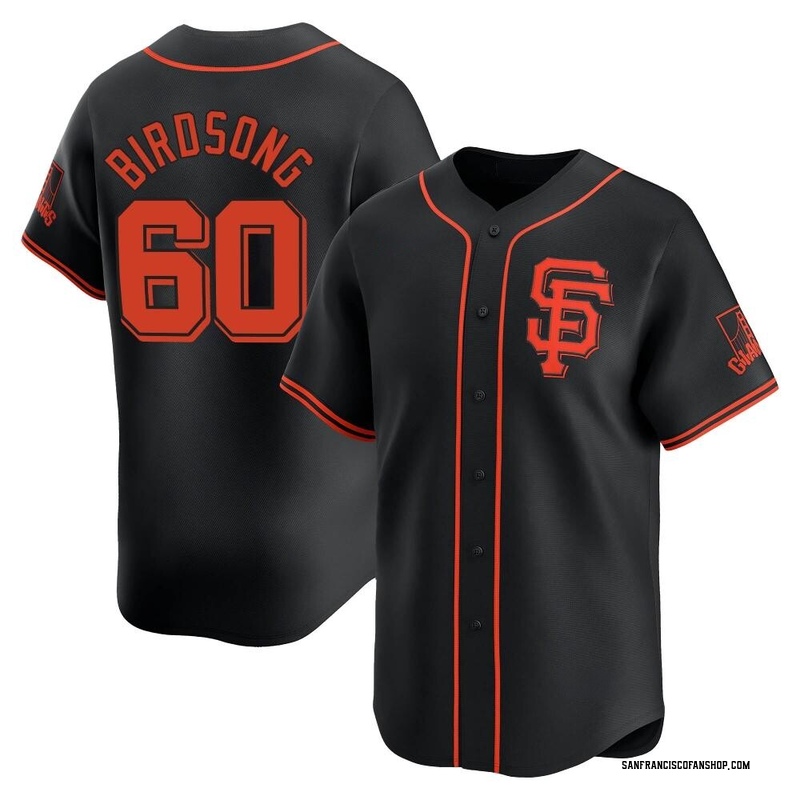 Hayden Birdsong Men's San Francisco Giants Alternate Jersey - Black Limited