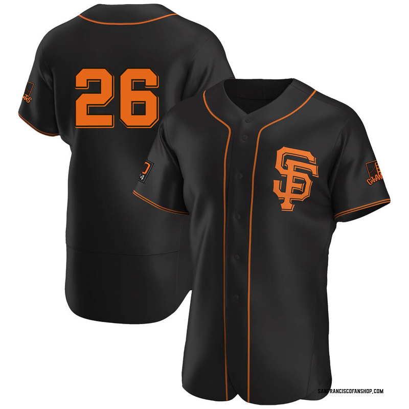 John Montefusco Men's San Francisco Giants Alternate Jersey - Black Authentic