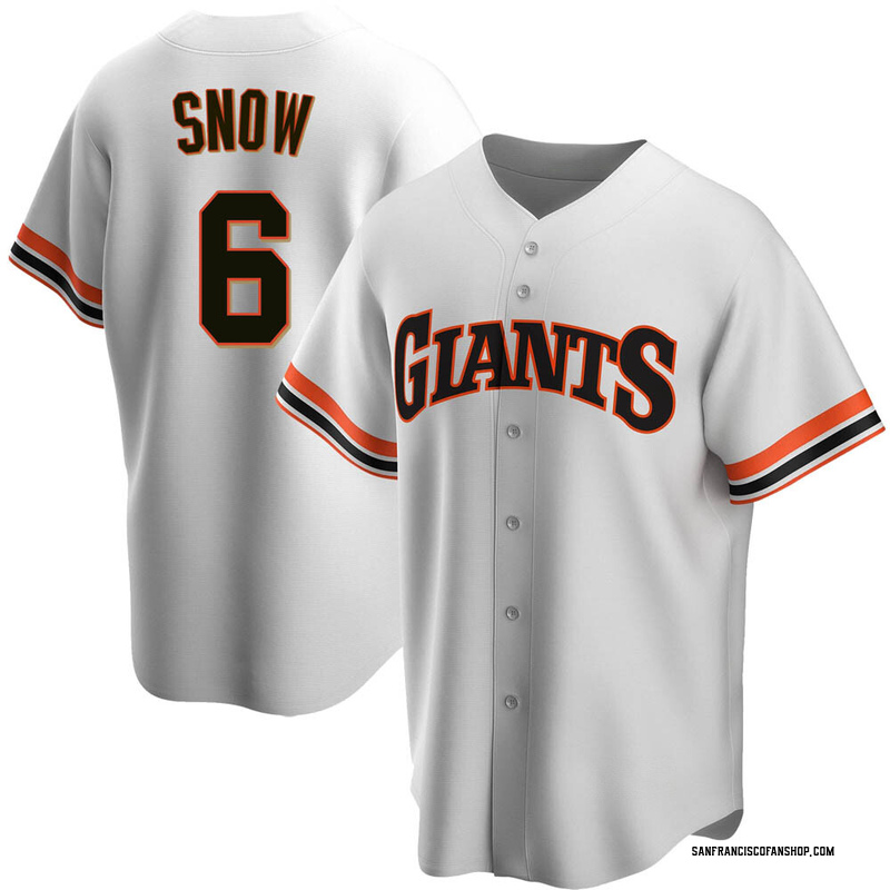 J. T. Snow California Angels Men's Cooperstown Home White Throwback Jersey