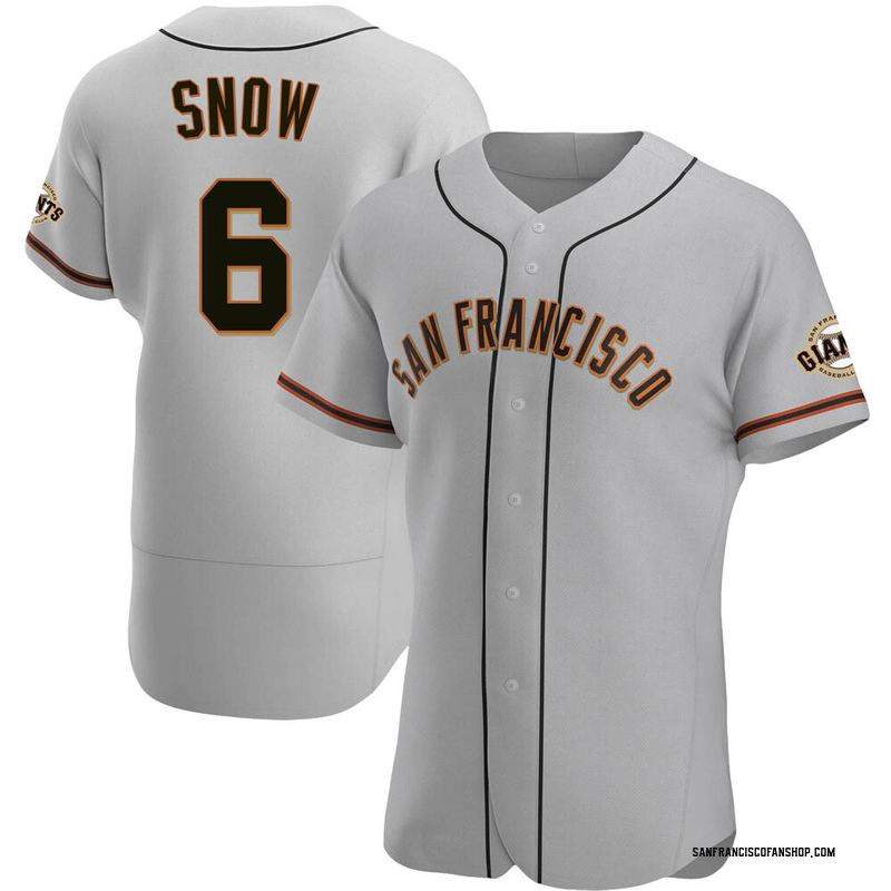 J.t. Snow Men's San Francisco Giants Road Jersey - Gray Authentic