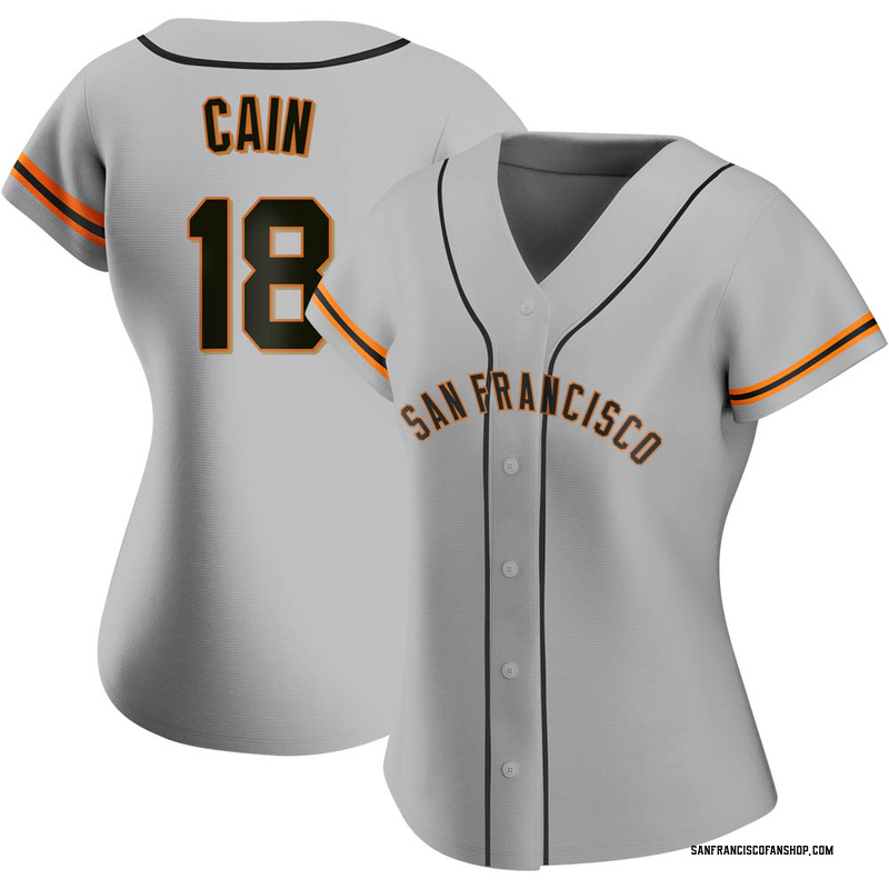 Women's San Francisco Giants Matt Cain Authentic Cream Home Jersey