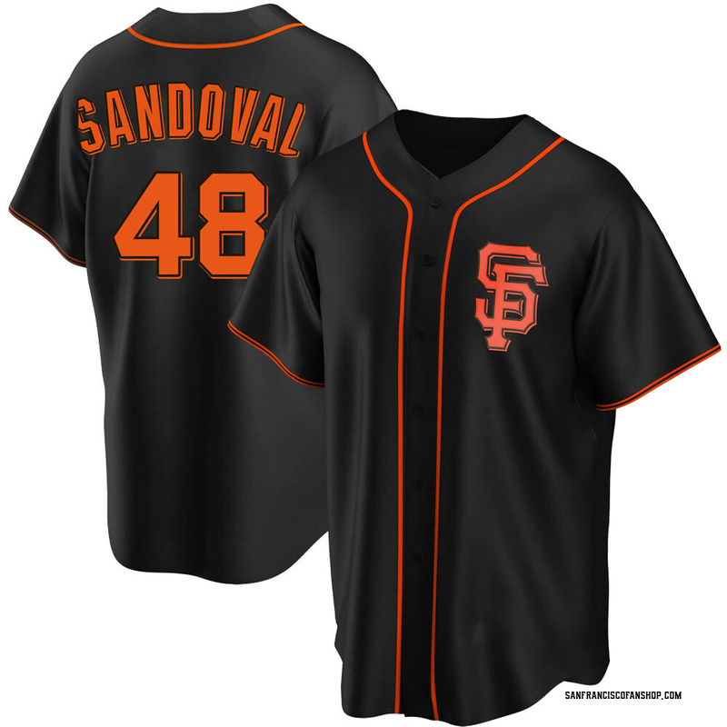 Pablo Sandoval Men's San Francisco Giants Alternate Jersey - Black Replica