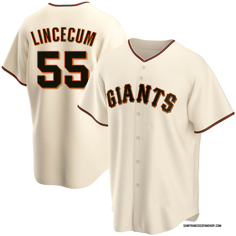 Buy MLB San Francisco Giants Youth Tim Lincecum 55 Cool Base Batting  Practice Jersey, Small, Black/Orange Online at Low Prices in India 
