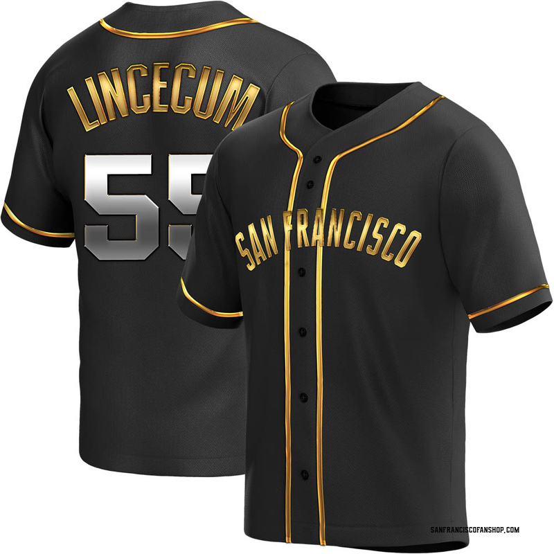 Tim Lincecum Youth San Francisco Giants Alternate Jersey - Black Golden  Replica