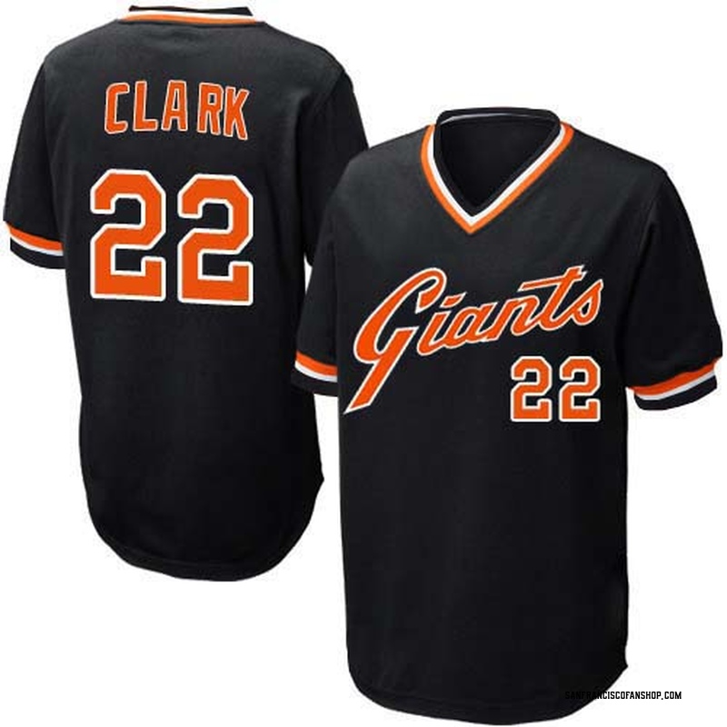 Authentic Giants Will Clark Jerseys \u0026 