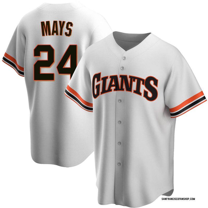 Willie Mays Men's San Francisco Giants Home Cooperstown Collection Jersey -  White Replica